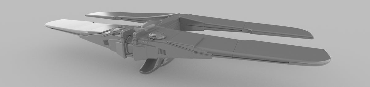 modèle 3D vaisseau C-9979