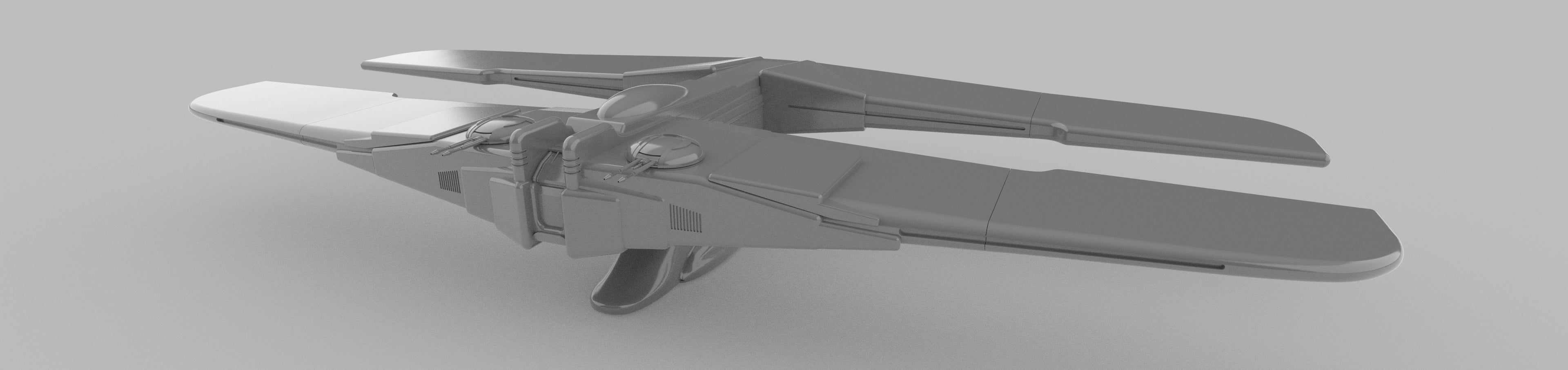 modèle 3D vaisseau C-9979